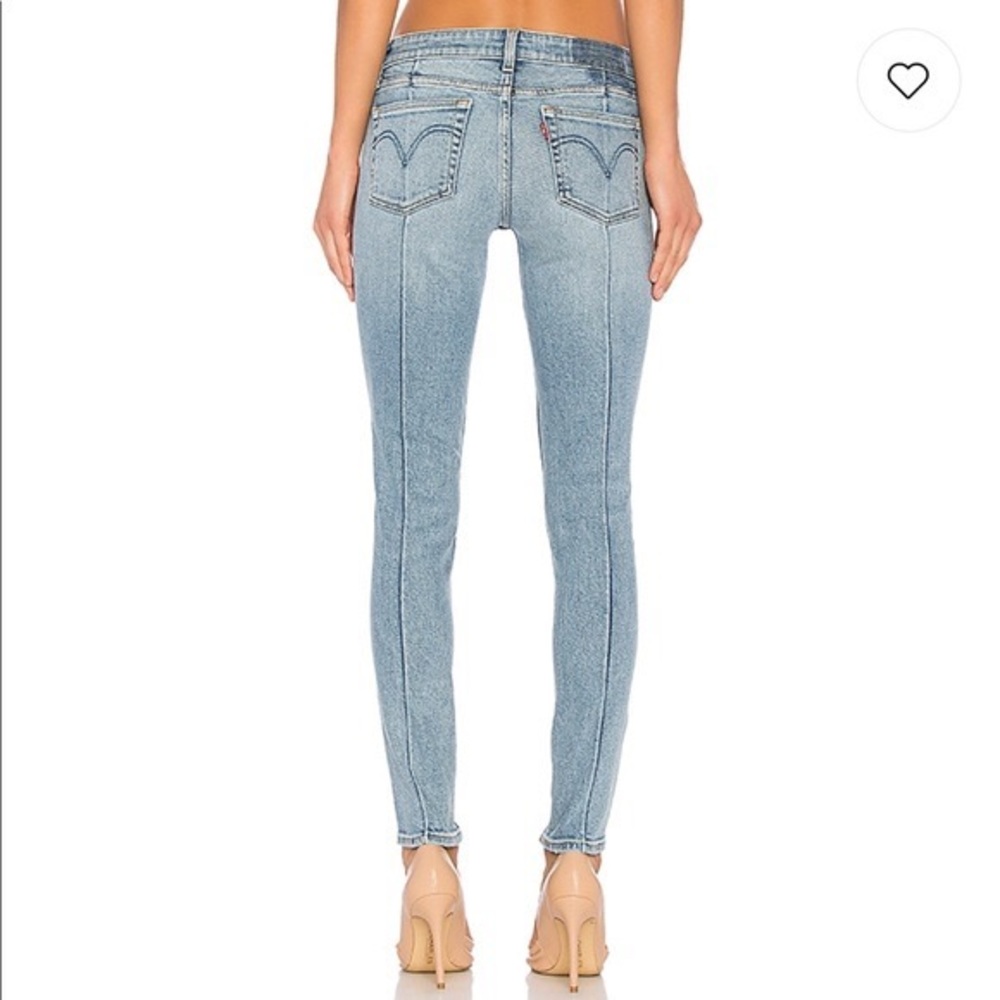 Levi’s 711 skinny jeans with seam